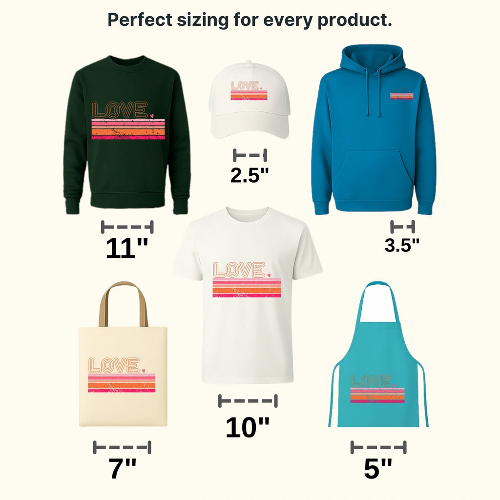 Love Valentine's Day Design - DTF heat transfer - transferlegend