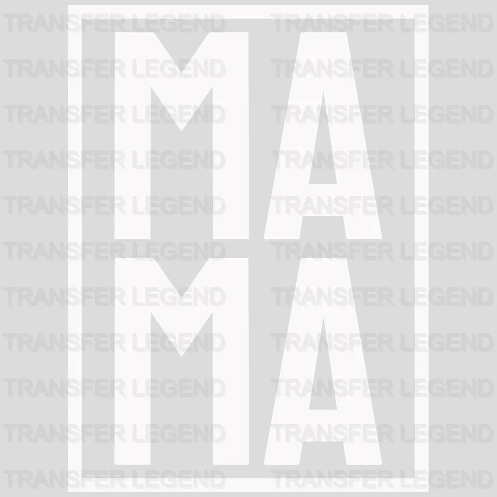 Square Mama - Cool Mom - Mothers Day - Funny Mom - Design - DTF heat transfer - transferlegend