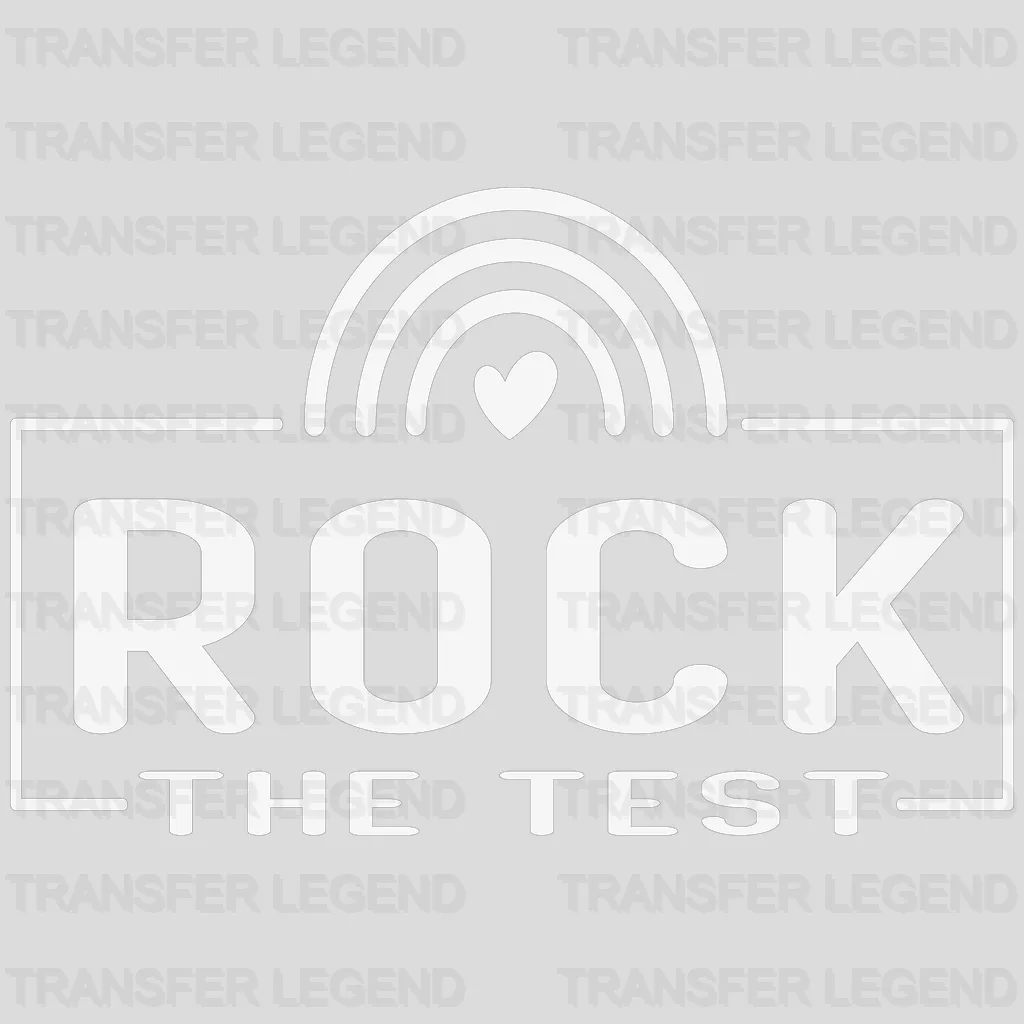 Just Do Your Best Test Day Design - DTF Heat Transfer - transferlegend