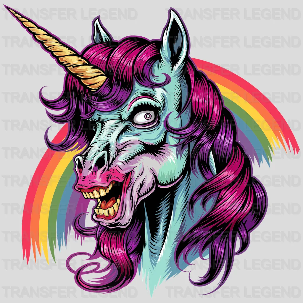 Not From Here Unicorn Design - DTF Heat Transfers - transferlegend