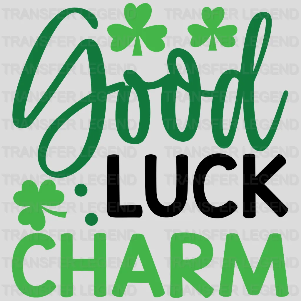 Good Luck Charm St. Patrick's Day Design - DTF heat transfer - transferlegend