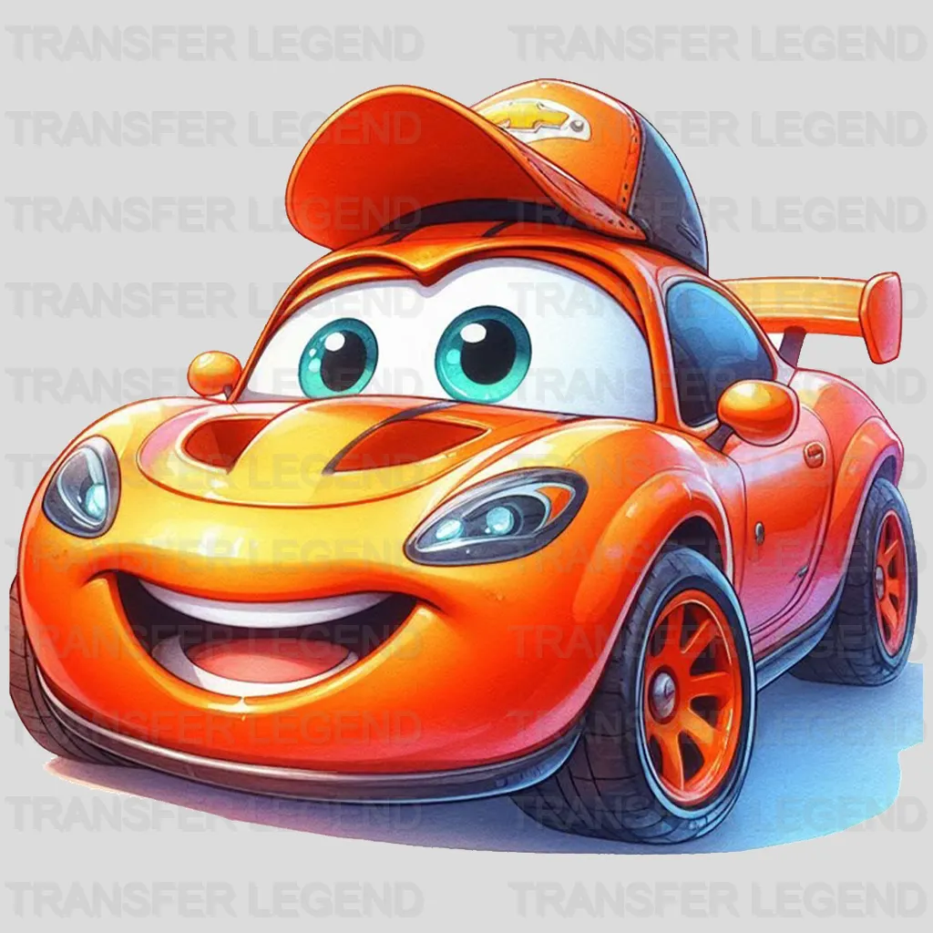 Happy Fun Car Disney Designs - DTF Heat Transfers