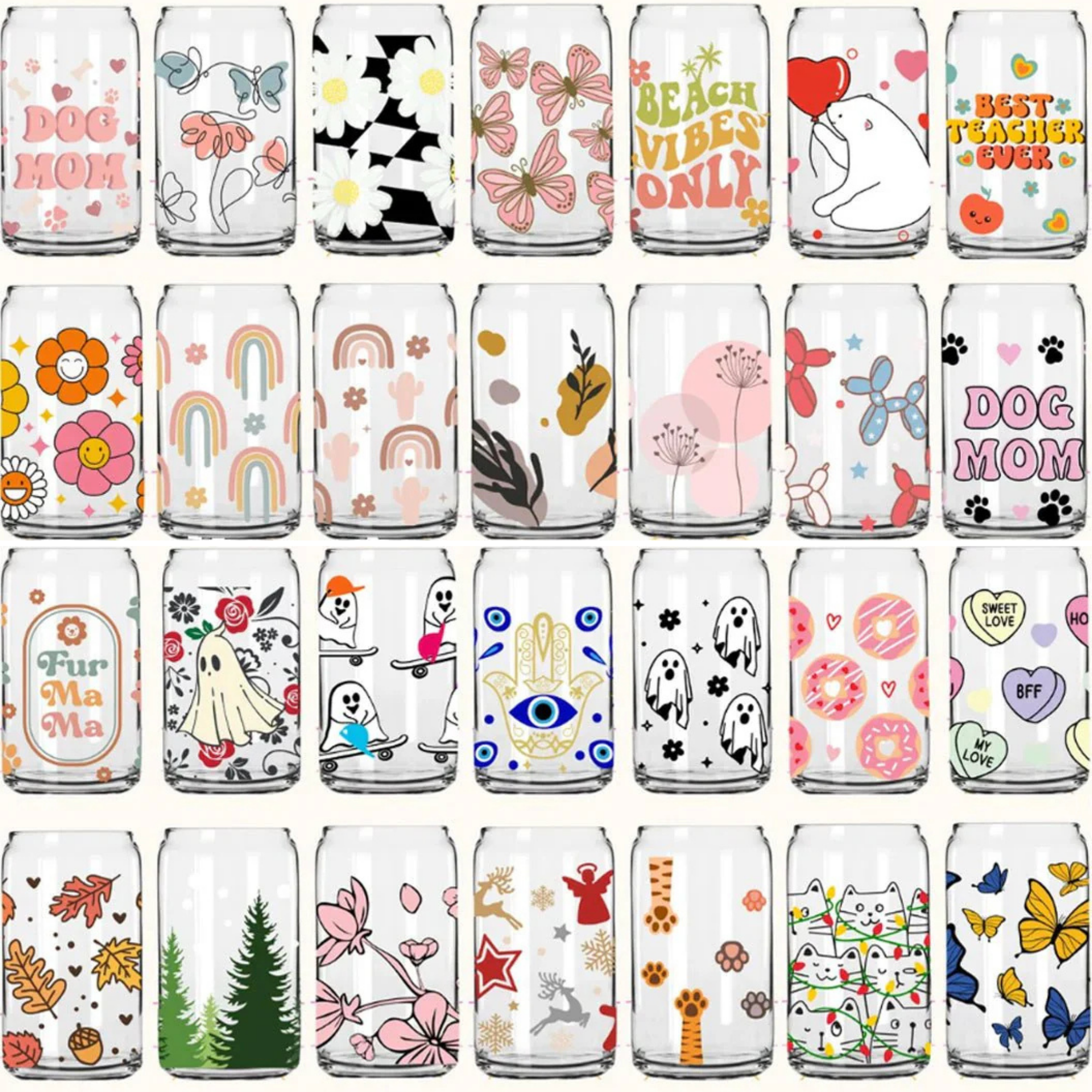 UV DTF Cup Wrap Stickers