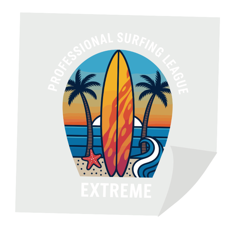 Surfing DTF Transfers