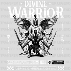 Divine Warrior Streetwear Design - DTF Heat Transfer - transferlegend