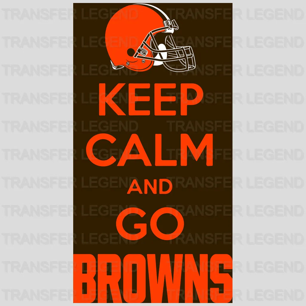 Cleveland Browns Lip‑Bite Graphic NFL Design - DTF Heat Transfer