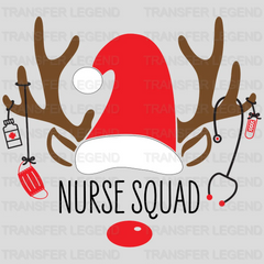 Nurse Squad Christmas Design, Christmas Design, Dtf Heat Transfer - transferlegend