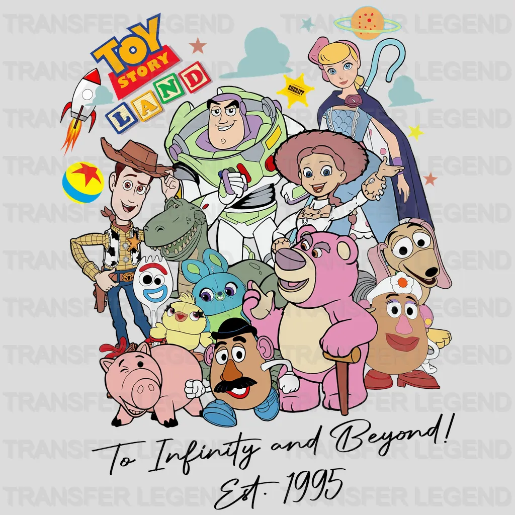 Land Of Friends Toy Story Disney Designs - DTF Heat Transfers