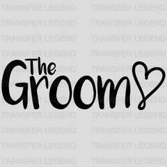 The Bride The Groom Design - DTF heat transfer - transferlegend