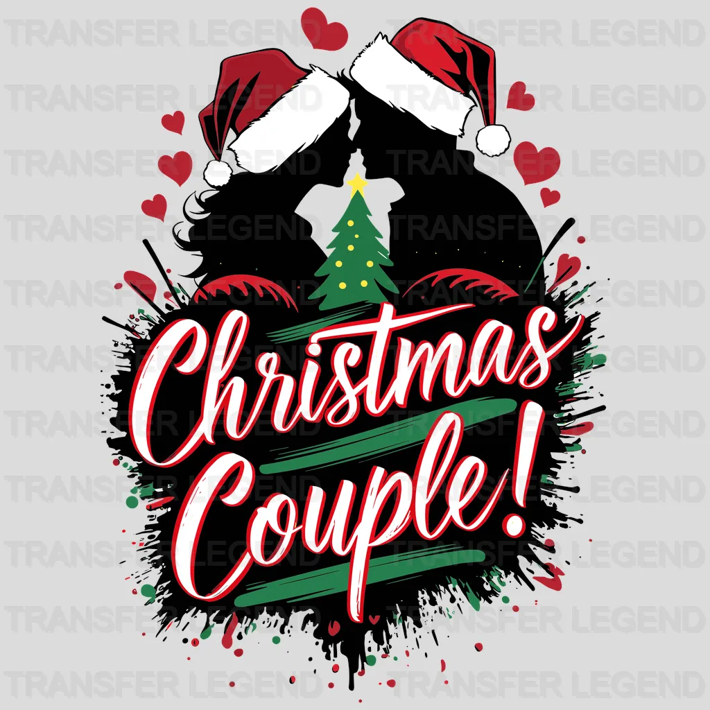 Christmas Couple Christmas design - DTF Heat Transfer - transferlegend