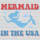 Mermaid in The USA DTF Transfer - transferlegend