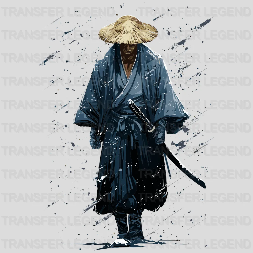 Samurai Snow Asian Design - DTF Heat Transfer - transferlegend