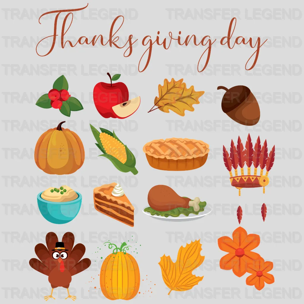 Thanksgivingday Design - DTF heat transfer - transferlegend