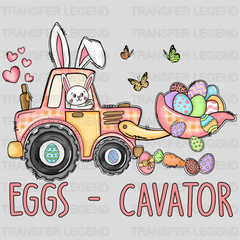 Eggs-Cavator Easter Design - DTF heat transfer - transferlegend