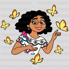 Encanto Mirabel Madrigal Butterfly Design - DTF heat transfer - transferlegend