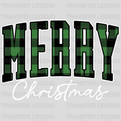 MERRY CHRISTMAS PAJAMA GREEN Christmas Design, Christmas Design, Dtf Heat Transfer - transferlegend