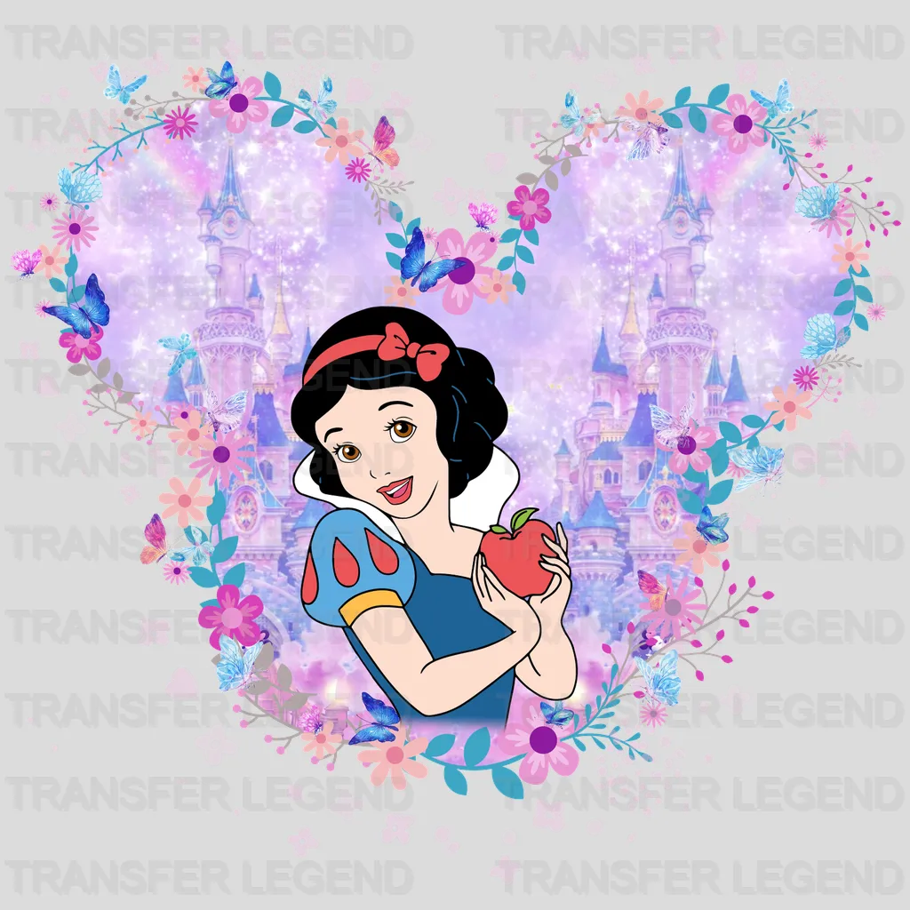 Princess 8 Disney Designs - DTF Heat Transfers