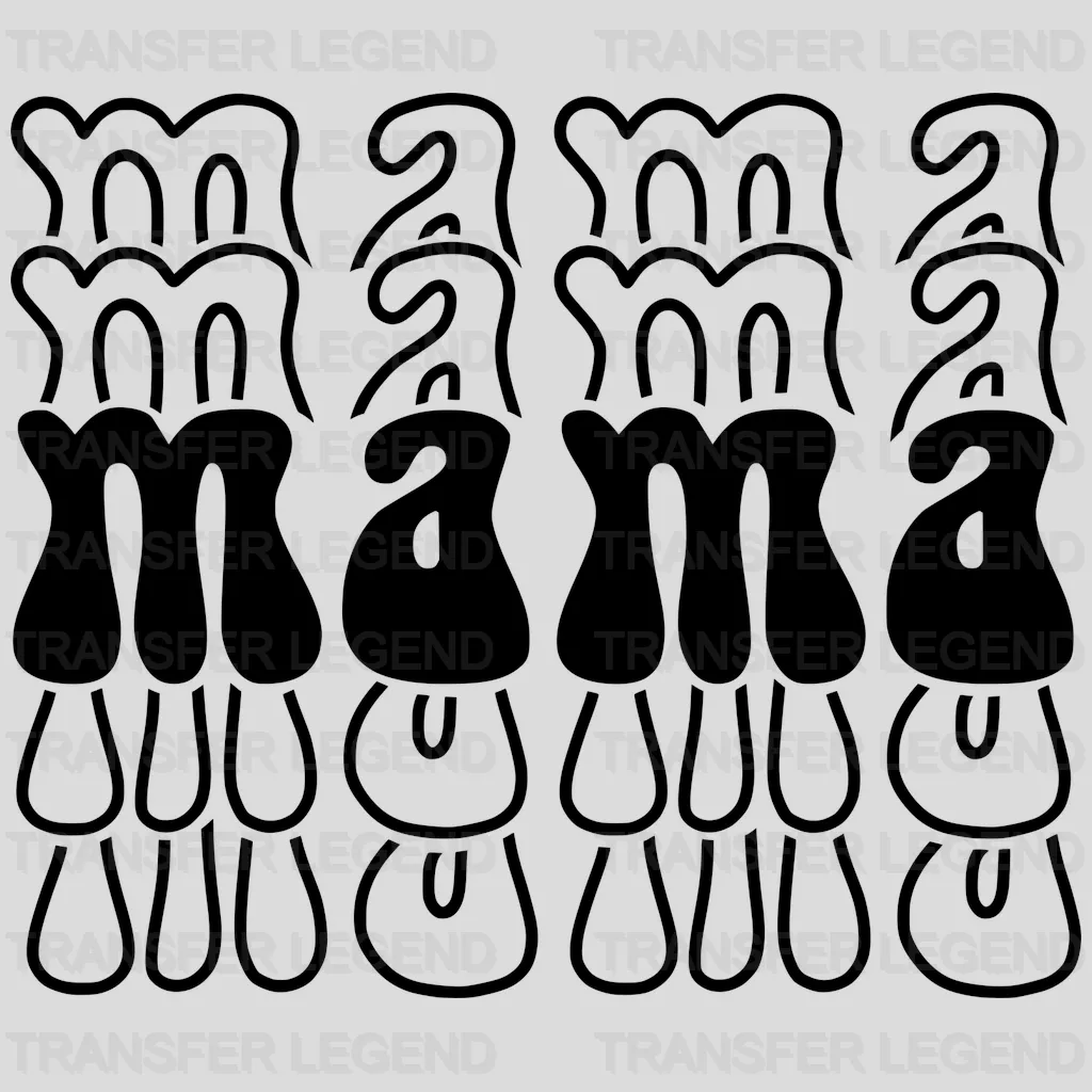 Mirrored Mama  - Mothers Day  - Funny Mom - Strong Mom - Design - DTF heat transfer - transferlegend