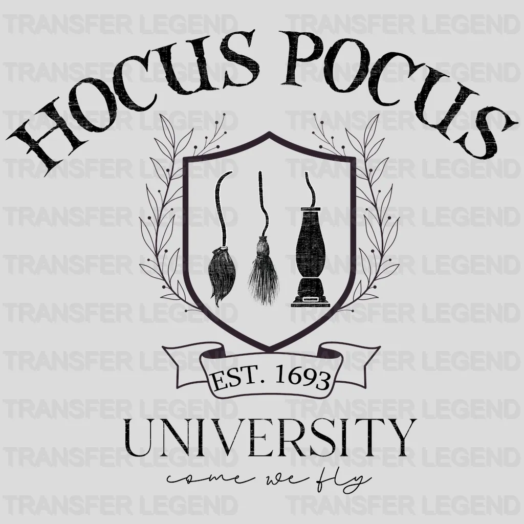 Halloween Hocus Pocus University Design - DTF heat transfer - transferlegend