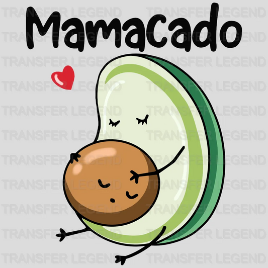 Mamacado pregnant mom Design - DTF heat transfer - transferlegend