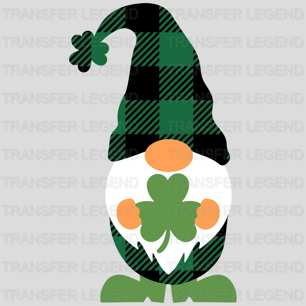 Gnomie St. Patrick's Day Design - DTF heat transfer - transferlegend