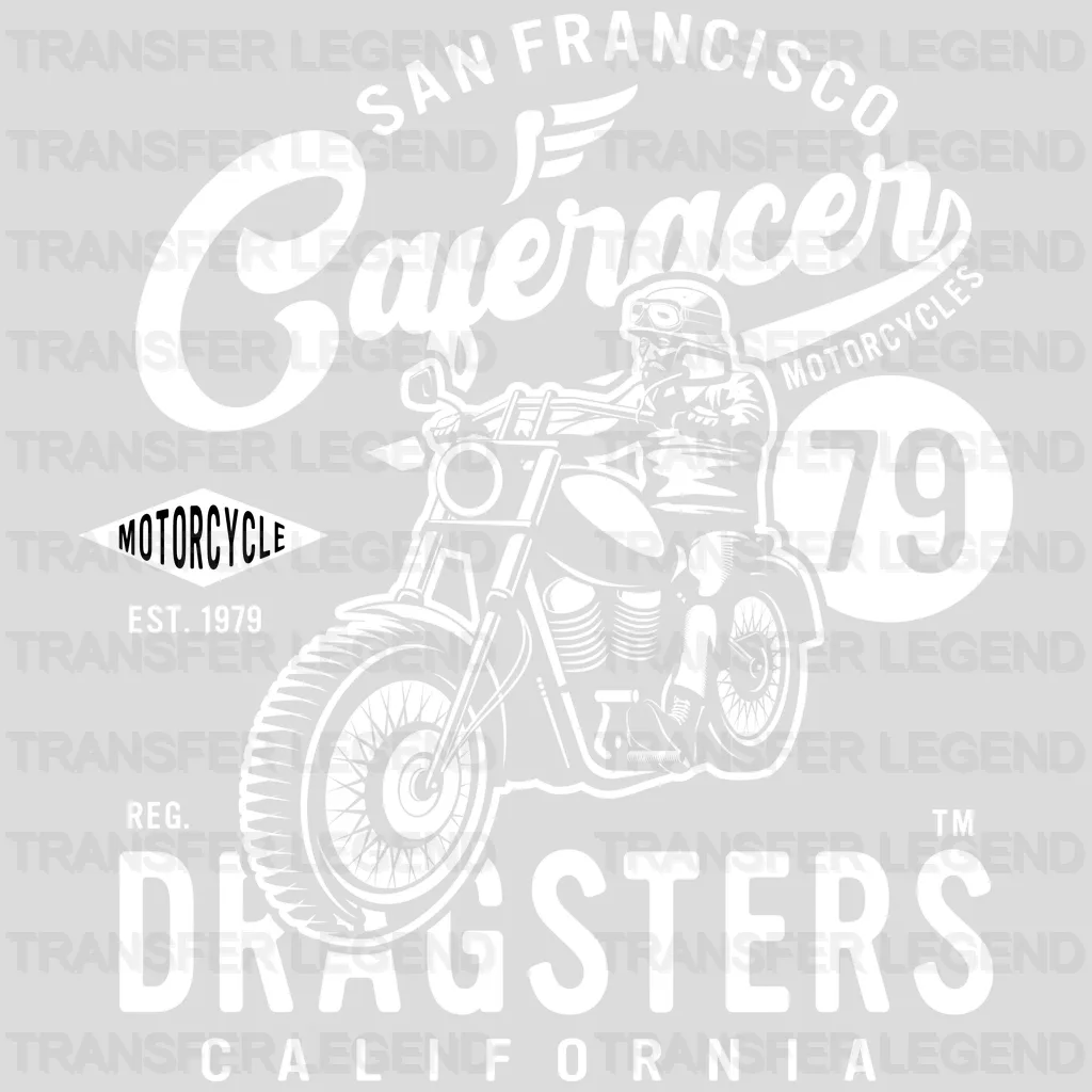 Dragsters California - Motocycle Design DTF Heat Transfer - transferlegend