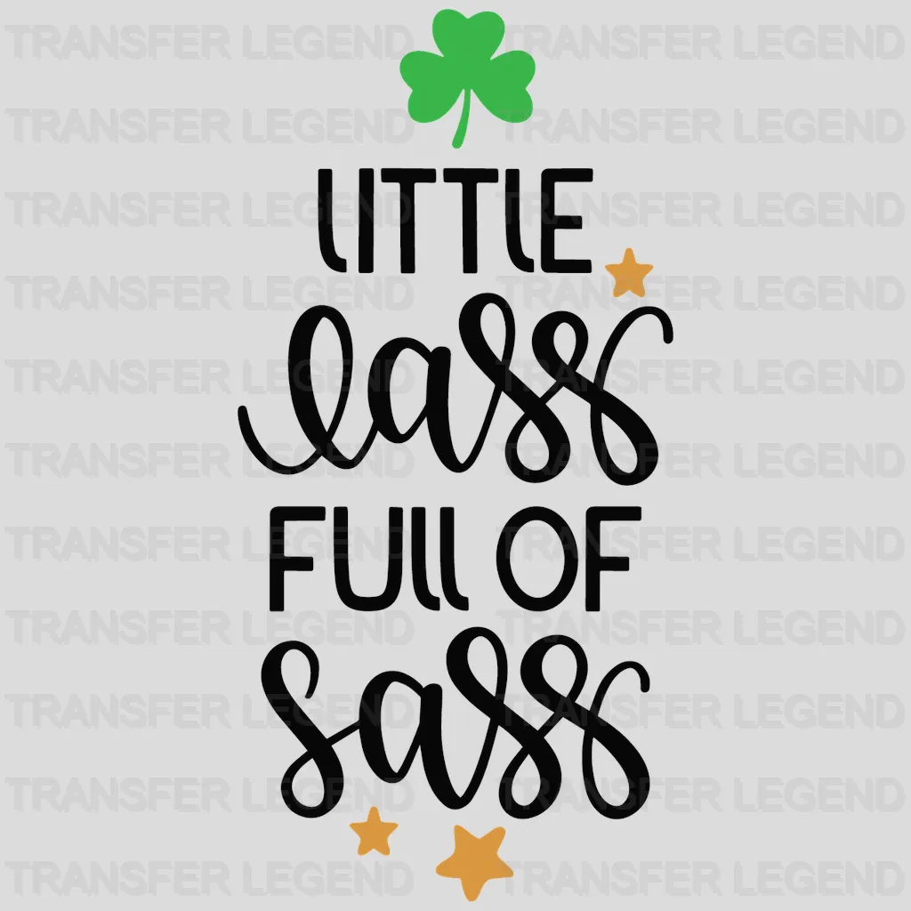 Full Of Sass St. Patrick's Day Design - DTF heat transfer - transferlegend