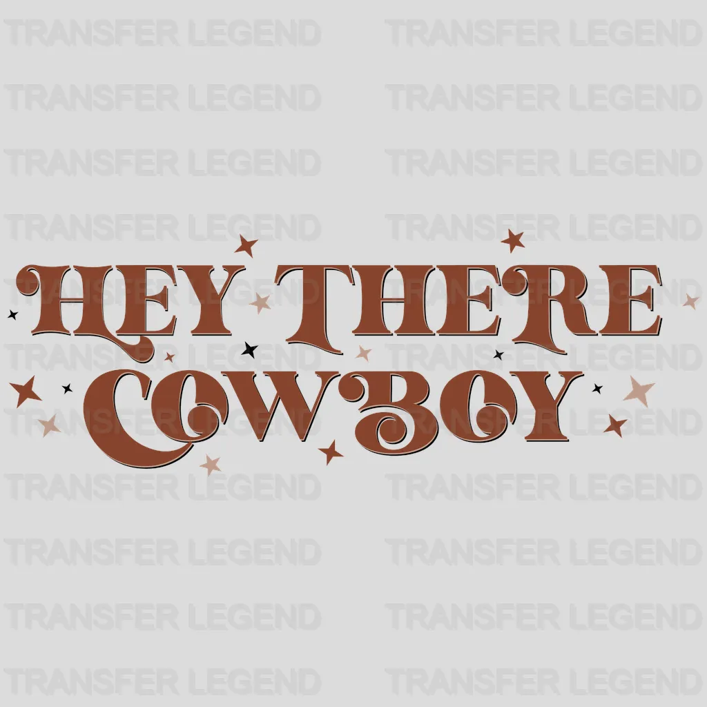 They There Cowboy Stars DTF Transfer - transferlegend