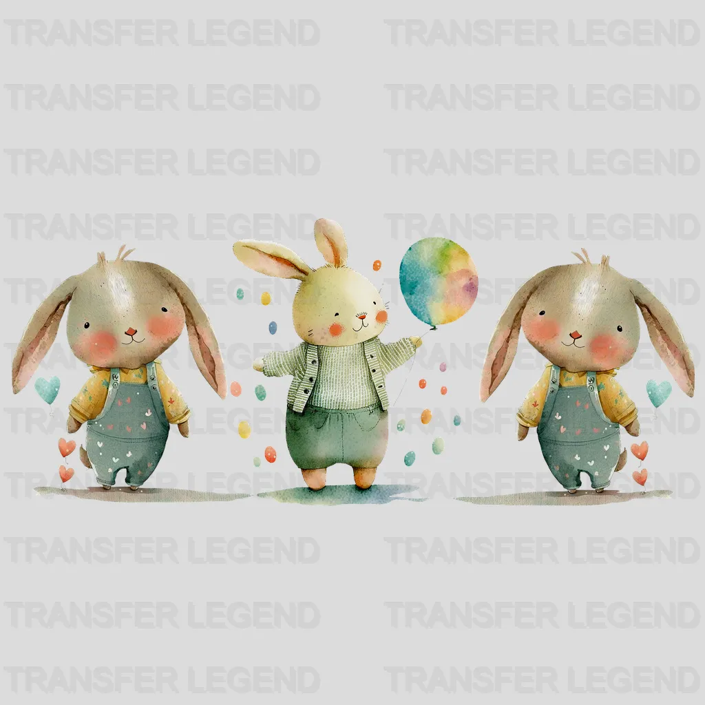 Bunnies Easter UV DTF Transfer Cup Wrap UV DTF Sticker - transferlegend