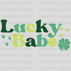 Lucky Babe St. Patrick's Day Design - DTF heat transfer - transferlegend