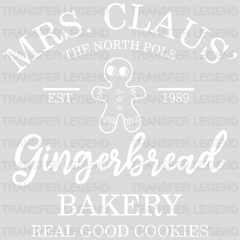 GINGERBREAD BAKERY Christmas Design - DTF heat transfer - transferlegend