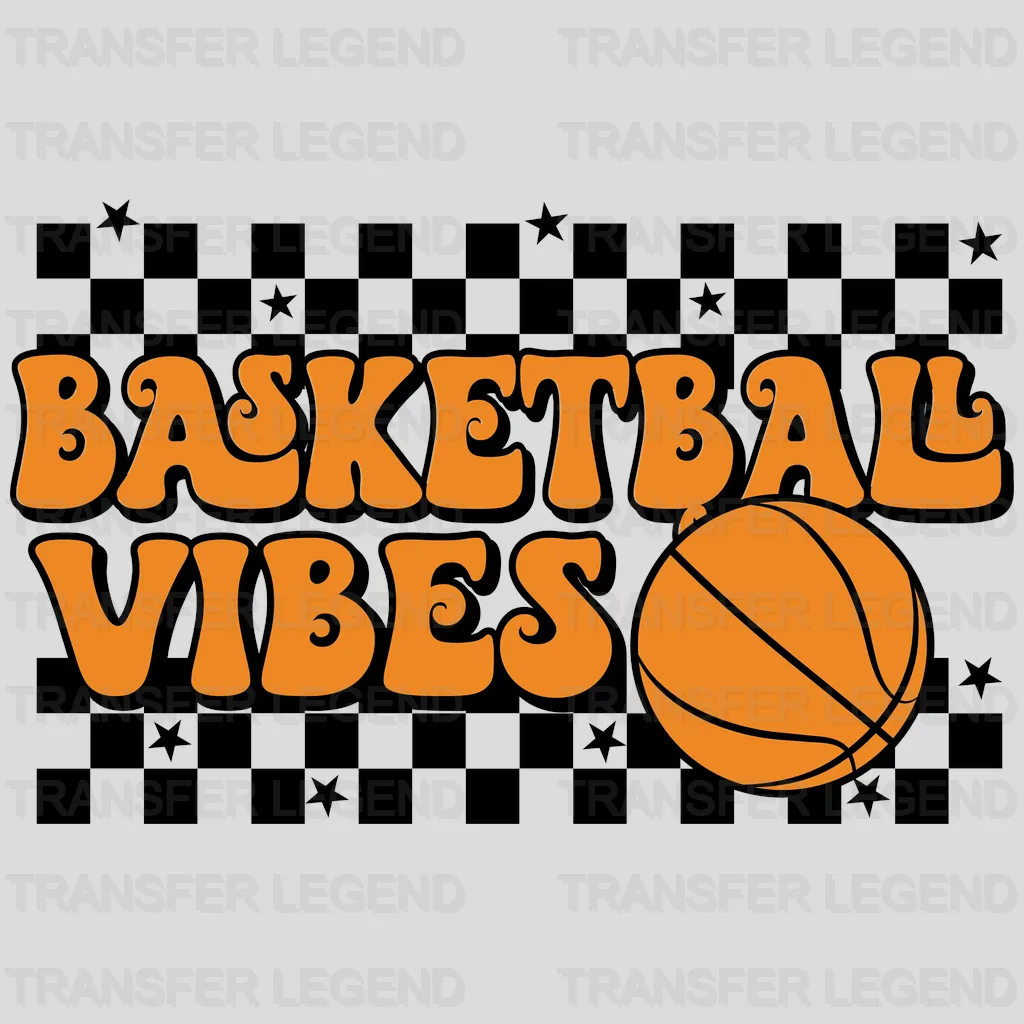 Basketball Vibes Vibes DTF Transfer - transferlegend