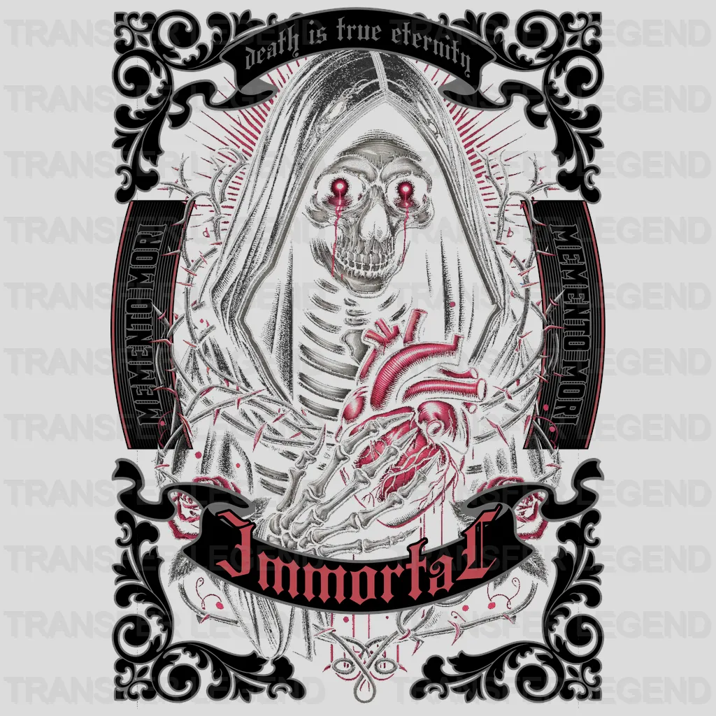 Memento Mori Streetwear Design - DTF Heat Transfer - transferlegend