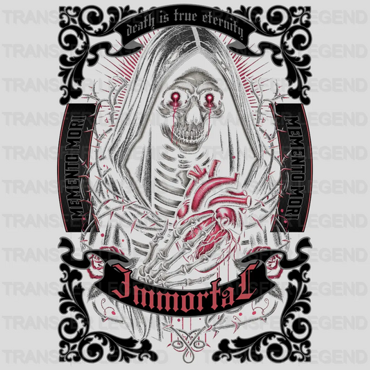 Memento Mori Streetwear Design - DTF Heat Transfer - transferlegend