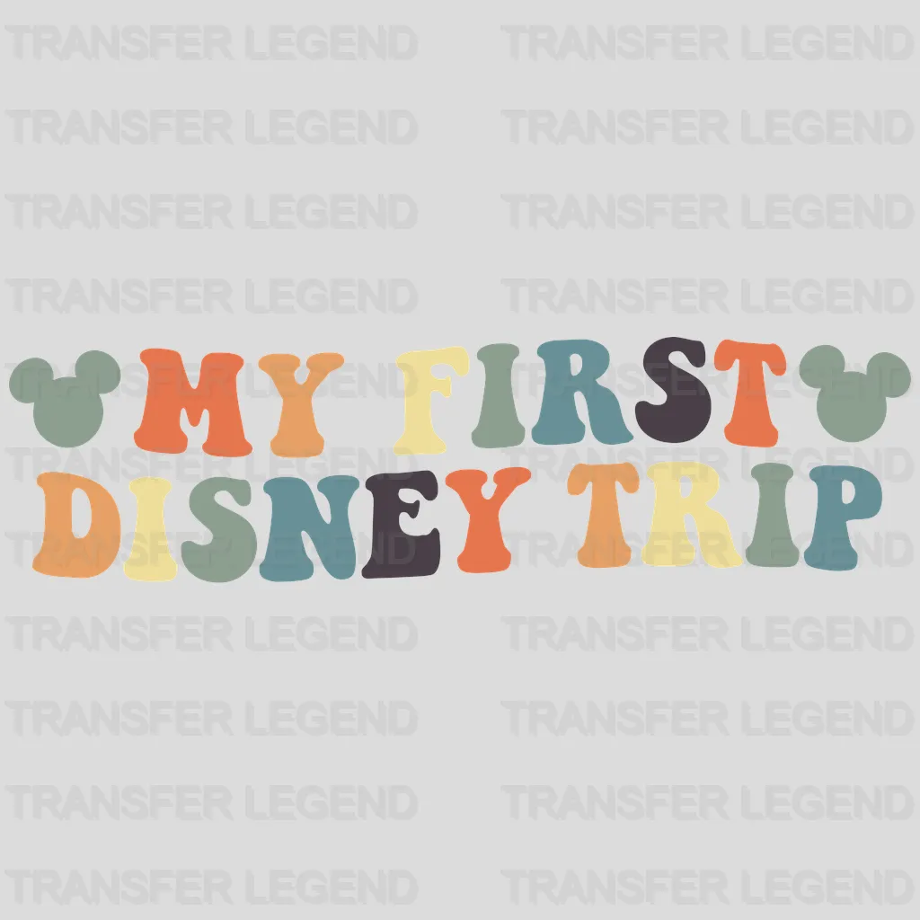 My First Trip Rainbow Design - DTF heat transfer - transferlegend