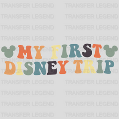 My First Disney Trip Rainbow Design - DTF heat transfer - transferlegend