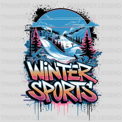 Winter Sports Winter Design - DTF Heat Transfers - transferlegend