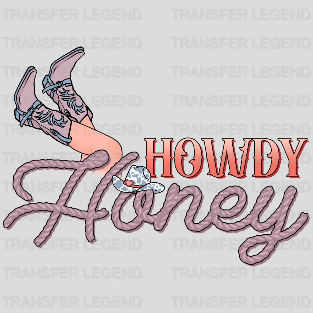 HOWDY HONEY - DTF heat transfer - transferlegend