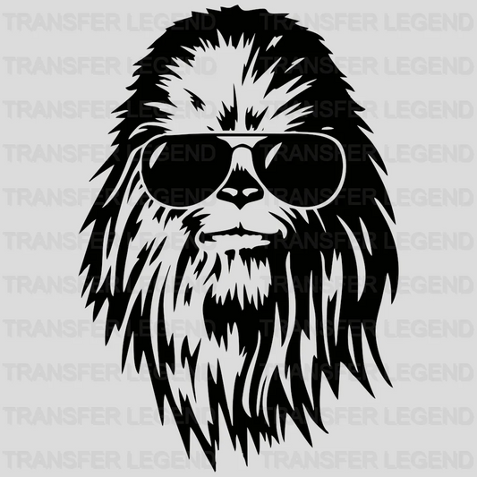 Star Wa Chewbacca With Sunglasses Design - DTF heat transfer - transferlegend