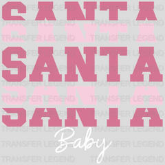 SANTA & BABY Christmas Design - DTF heat transfer - transferlegend