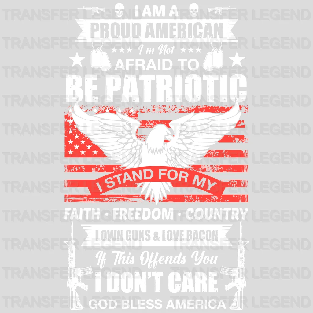 I Stand For My Coutry - Patriot Design DTF Heat Transfer - transferlegend