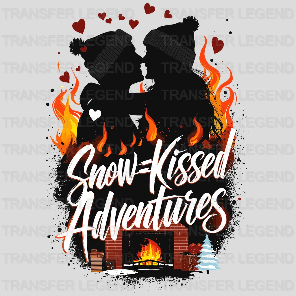 Snow Kissed Winter Design - DTF Heat Transfers - transferlegend