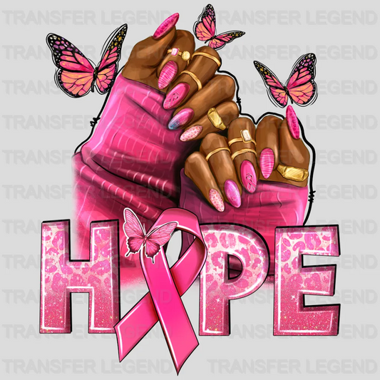 HOPE BREA CANCER Design - DTF heat transfer - transferlegend