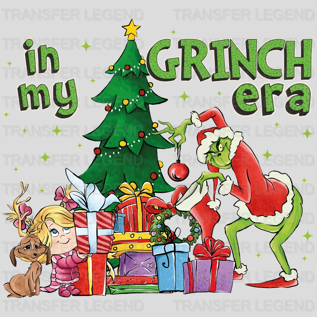 GRINCH ERA Christmas Design - DTF heat transfer - transferlegend