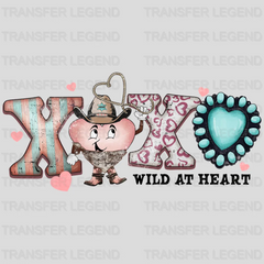 XOXO WILD AT HEART - DTF heat transfer - transferlegend