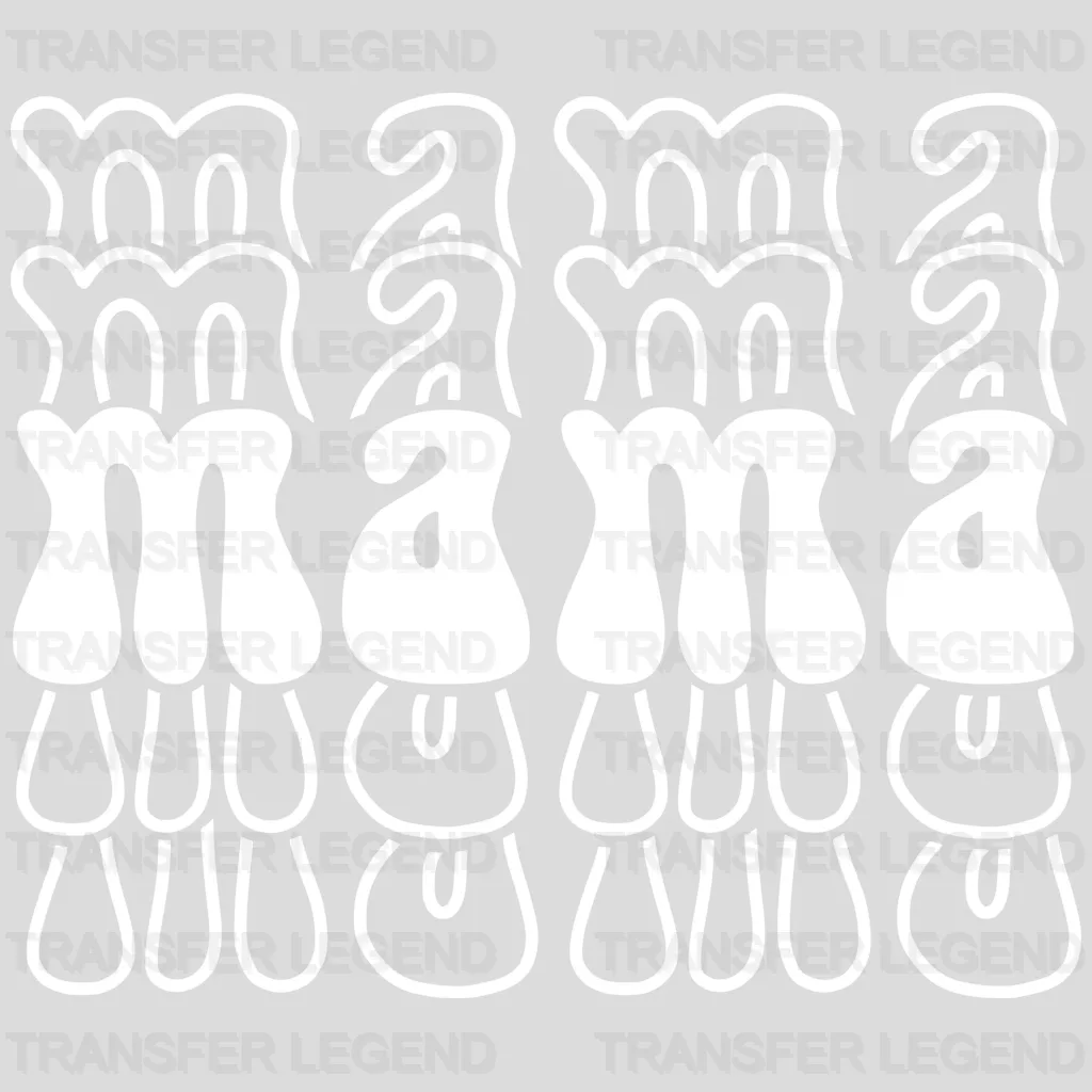 Mirrored Mama  - Mothers Day  - Funny Mom - Strong Mom - Design - DTF heat transfer - transferlegend