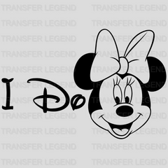 Mickey I'dont Do Matching Shirts and Minnie I Do Design - DTF heat transfer - transferlegend