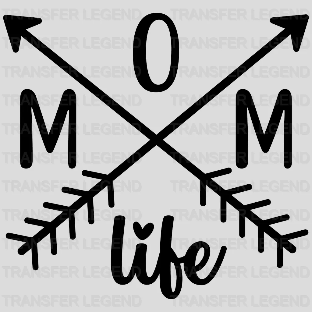 Mom Life - New Mom Design - DTF heat transfer - transferlegend