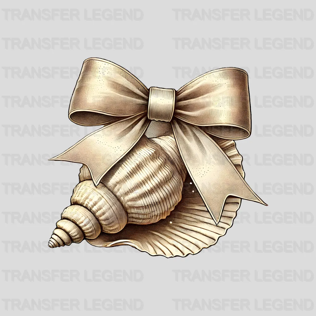 Sea Shell Summer Design - DTF Heat Transfers - transferlegend