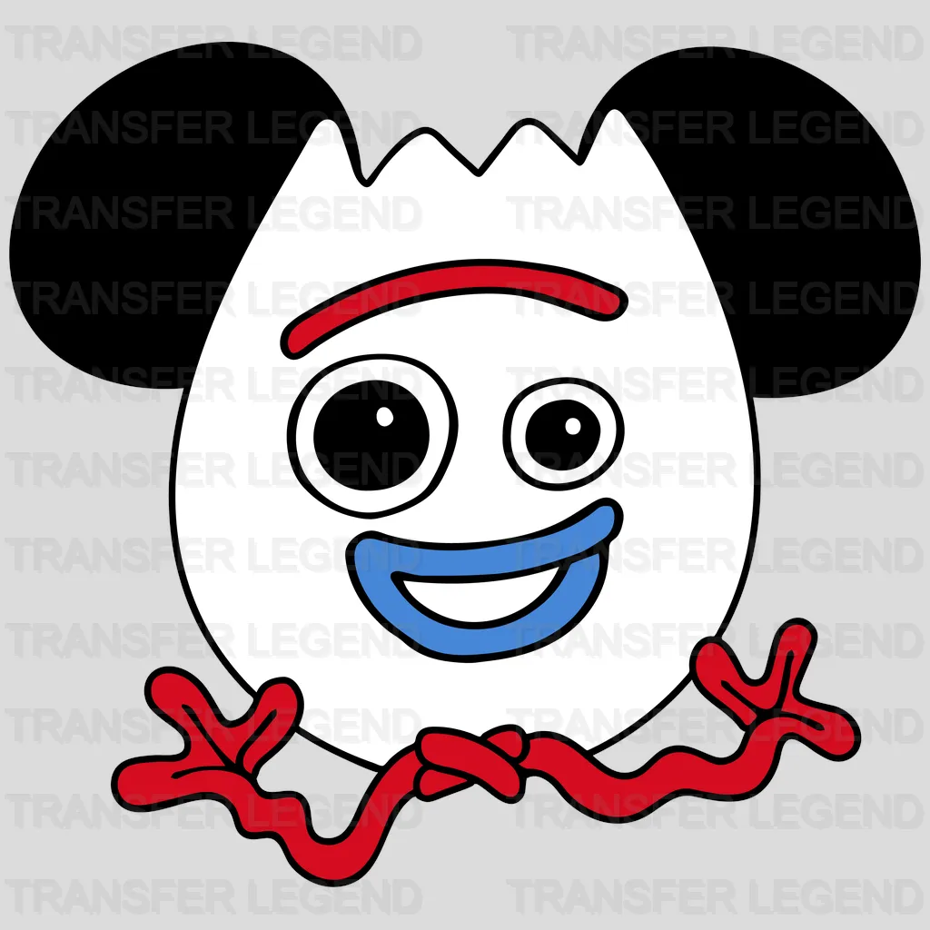 Disney Mickey Ears Forky Design - DTF heat transfer - transferlegend